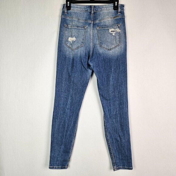 KanCan Signature Kurvy Ultra High Ankle Jean Arya Wash 27 VBK1750A - Picture 8 of 13